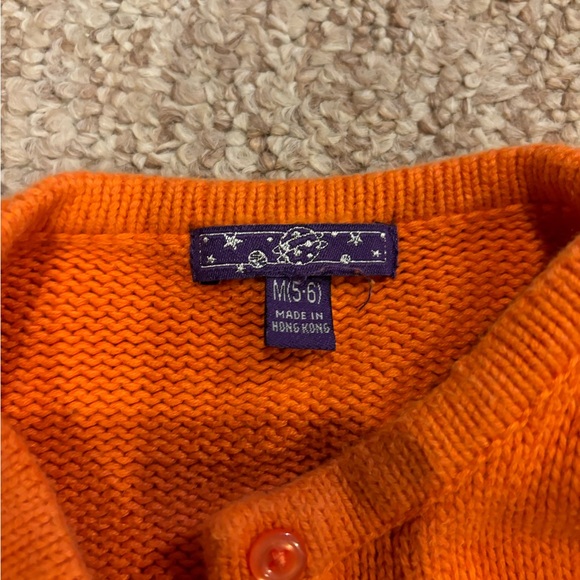 Girls’ 5/6 Halloween Knit Sweater with Candy Corn Leggings - Picture 3 of 7